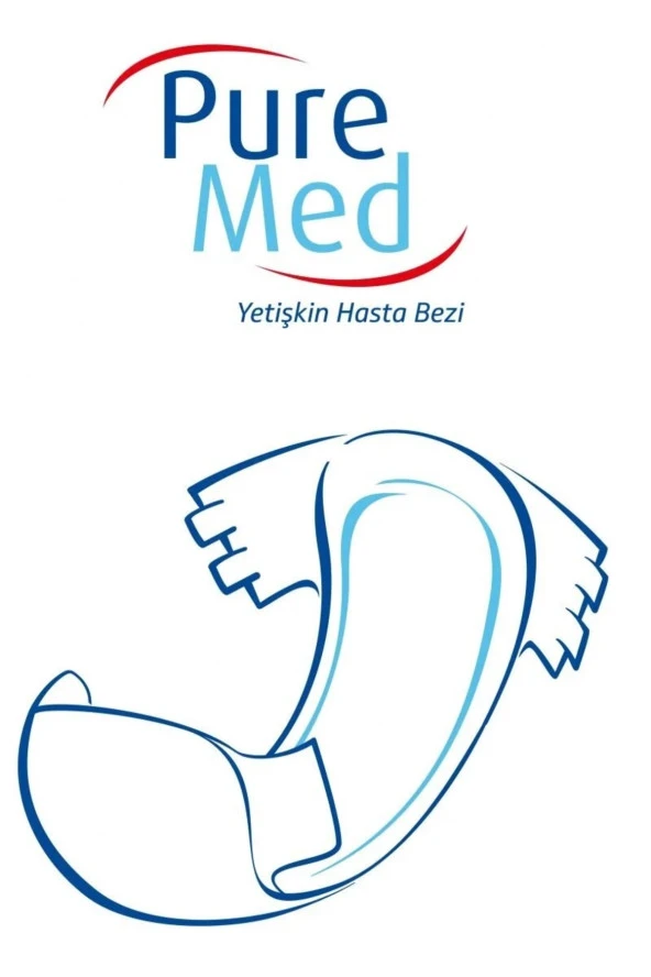 Puremed Hasta Bezi Tekstil Yüzey Yetişkin Hasta Bezi Orta Medium Boy 30 'lu 3 Paket 90 Kullanım