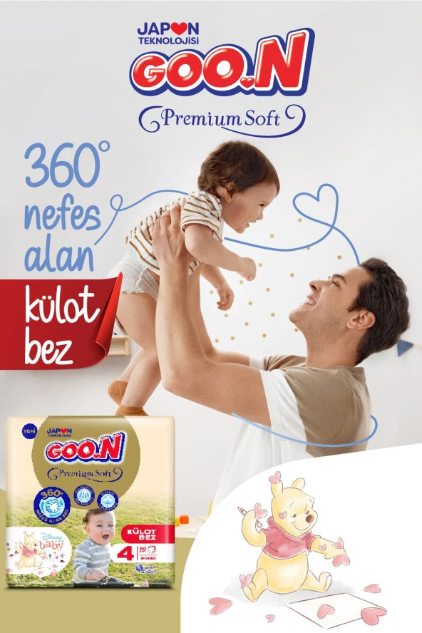 Premium Soft 6 Numara Süper Yumuşak Külot Bebek Bezi Büyük Fırsat Paketi - 96 Adet