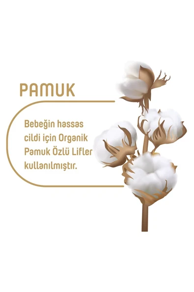 Pure Baby Organik Pamuklu Islak Havlu 12×90 (1080 Yaprak) - Resim 3