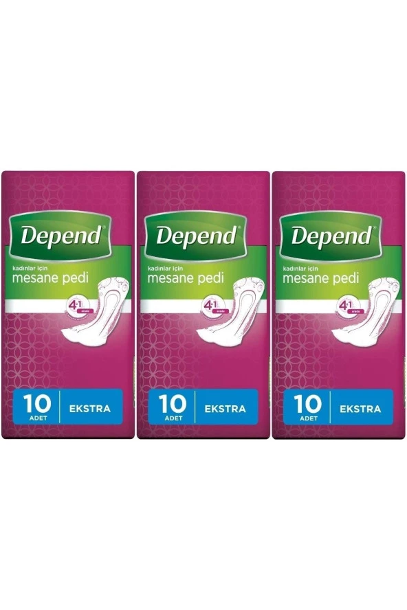 Depend Mesane Pedi Kadın Ekstra 30 Adet