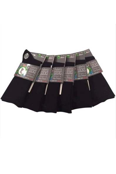 6'lı Dündar Bambu Erkek Diyabetik Şeker Çorap