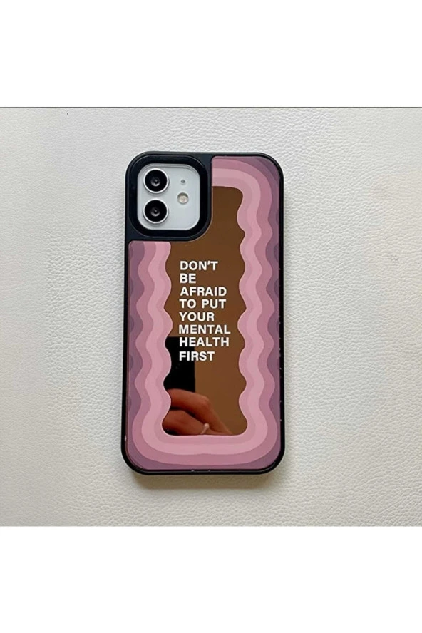 Dalga Desenli Ayna Telefon Kılıfı Iphone 14 Pro Max