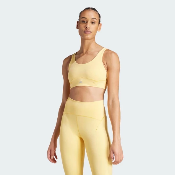 Adidas IU1672 All Me Luxe Medıum-Support Bra Sarı