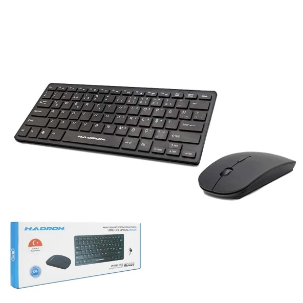 Hadron  Hr839 Kablosuz Mini Türkçe Q Klavye Mouse Set Smart Tv Uyumlu