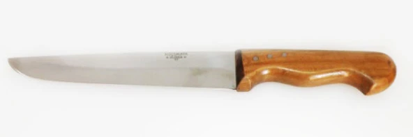 Küçükata Bursa İnce Sivri Kasap Bıçağı No:4, 20 cm - Ahşap Sap