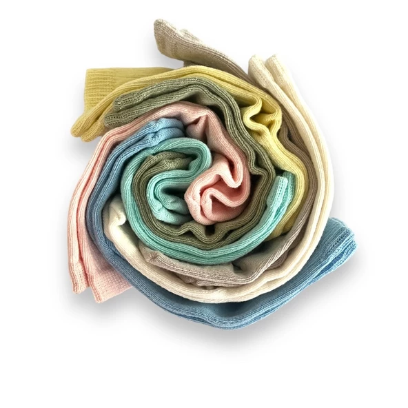 Kukita 6 lı Dizaltı Çorap Seti (Karışık Renkli ) - 3