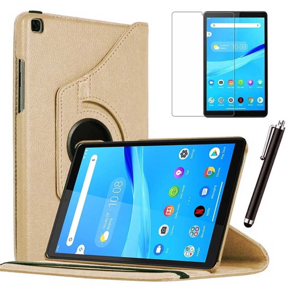 Lenovo Tab M8 8505 / 8705 Uyumlu 8 inç Kılıf Ekran Koruyucu Kalem Set - 5