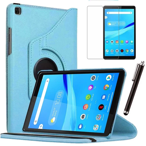 Lenovo Tab M8 8505 / 8705 Uyumlu 8 inç Kılıf Ekran Koruyucu Kalem Set - 6
