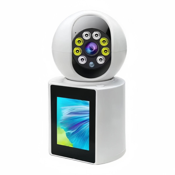 YS-15 Pon Monitörlü 5mp Ultra HD 4K Gece görüşlü iki yönlü sesli ve görüntülü Bebek Kamerası