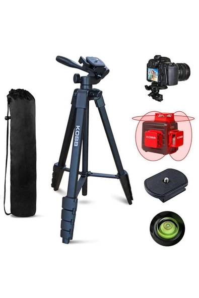 Kbl16t Su Terazili Profesyonel Alüminyum Lazer Tripod 160 Cm - 3