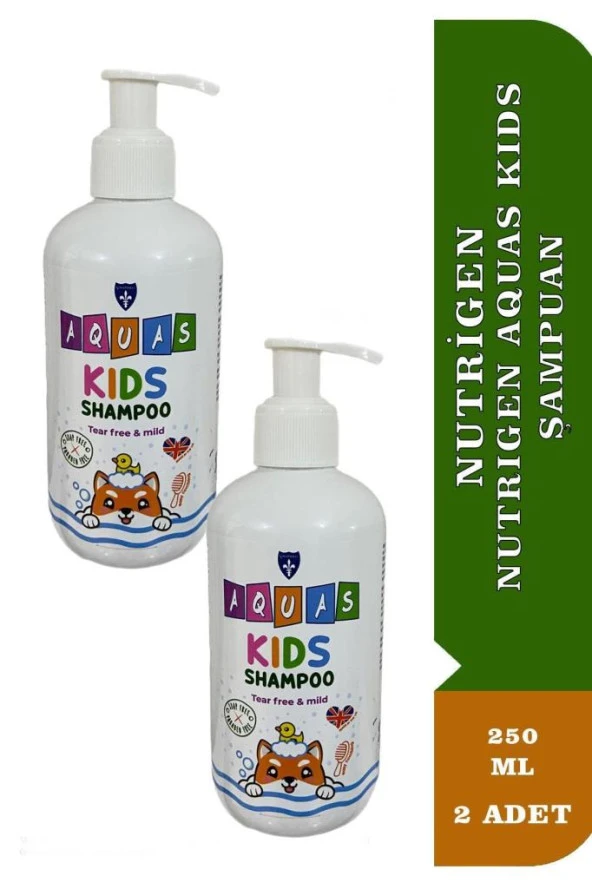 Aquas Kids Şampuan 250 ml 2 Adet