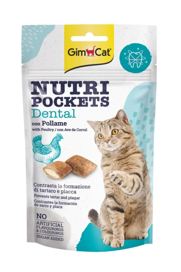 Nutri Pockets Dental Kedi Ödülü 60 Gr