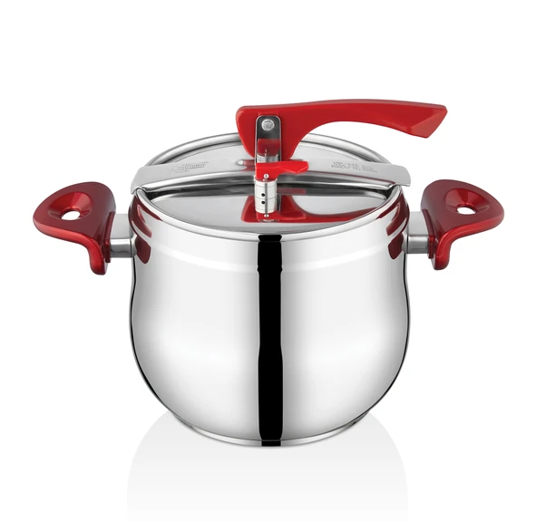 Safinox Flavia Klasik Düdüklü Tencere Renkli Kulp-10 Litre ürün görseli