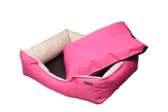 Chester Alpha (S) Yıkanabilir Yatak 55-50-18cm Pembe - Resim 2