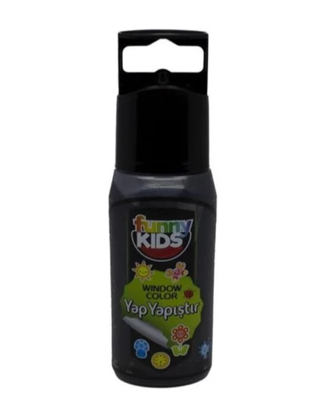 Funny Kids Yap Yapıştır Siyah 60cc