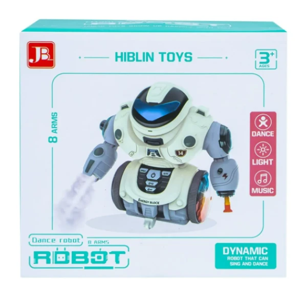 Ctoys 6678-14 Kutuda Dönen Sisli Robot Oyuncak - 3