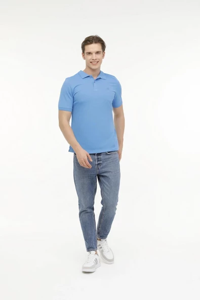 LUMBERJACK M-CT953 BASIC PES ERKEK POLO YAKA  T-SHIRT 4FX - 9