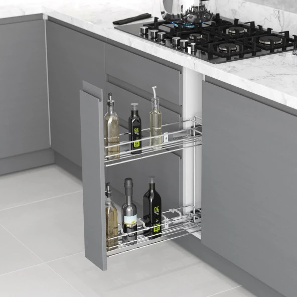 Starax Şişelik Teleskopik Frenli Yandan Raylı - Resim 2