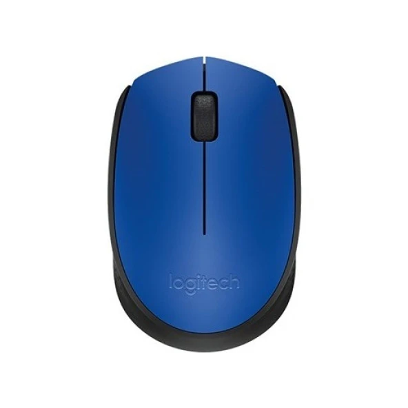 Logitech M171 USB Alıcılı Kablosuz Kompakt Mouse - Mavi