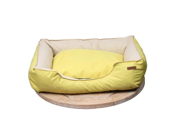 Chester Alpha (M) Yıkanabilir Yatak 65-60-18cm Sarı ürün görseli