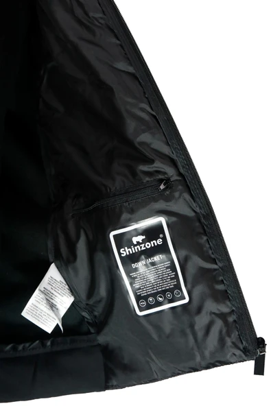Erkek Dikyaka Kolu Softshell Şişme Siyah Mont - 4