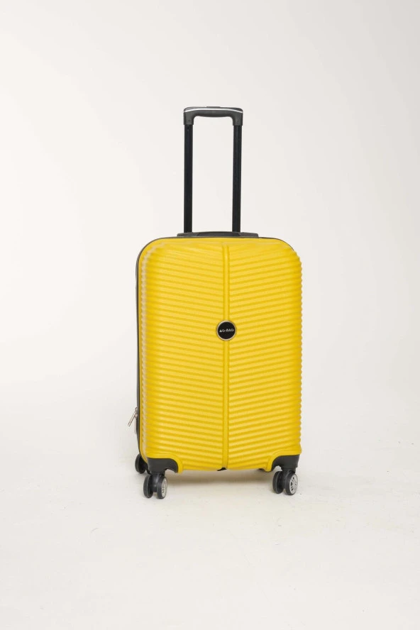 ABS Sert Plastik Diana Serisi Orta Boy Bavul & Valiz ve Seyahat Çantası-SARI