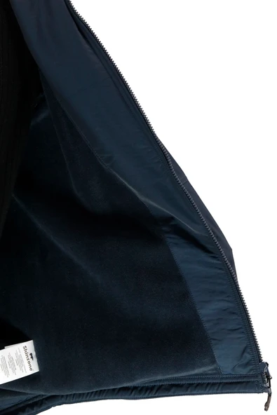 Erkek Kapitone Kapüşonlu içi Peluşlu Lacivert Mont - 4