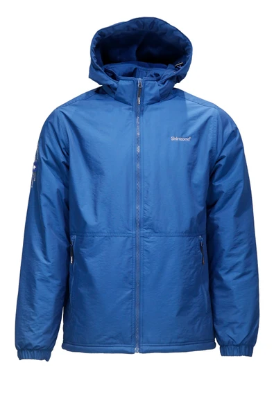 Erkek Kapitone Kapüşonlu içi Peluşlu İndigo Mont