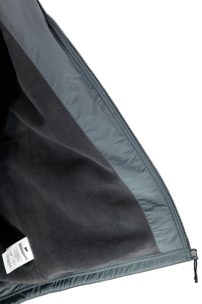 Erkek Kapitone Kapüşonlu içi Peluşlu Gri Mont - 4