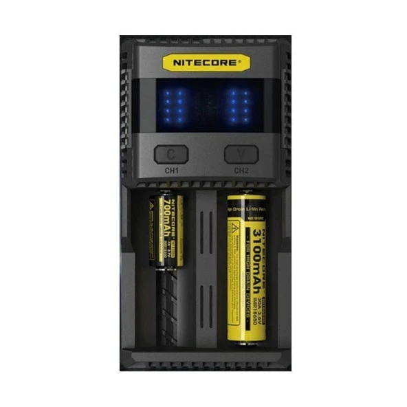 Nitecore Superb SC2 Şarj Aleti Li-ion IMR LiFePO4 Dolum Cihazı