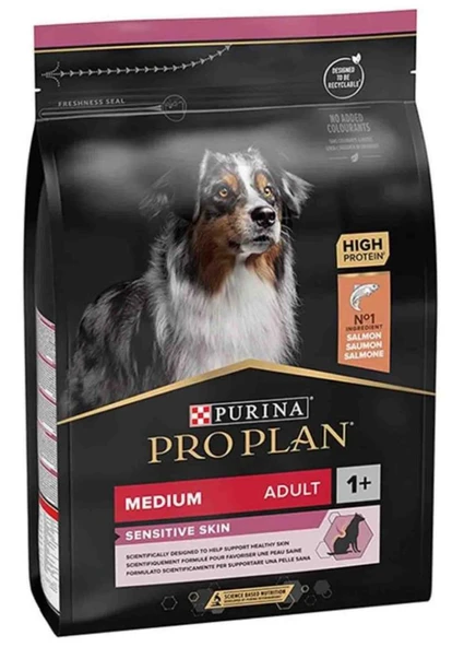 Proplan Medium Adult Somonlu Orta Irk Yetişkin Köpek Maması 3 Kg ürün görseli 1