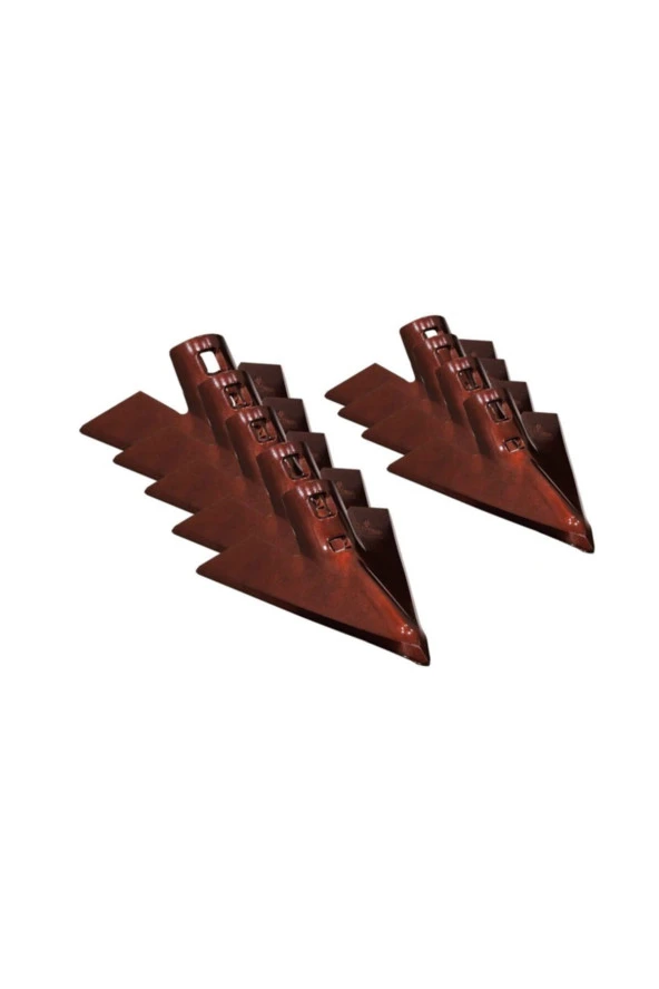 Çelik 7 Mm Kültivatör Pabucu 9 Adet - 24 cm Kazayağı Bıçağı - 4
