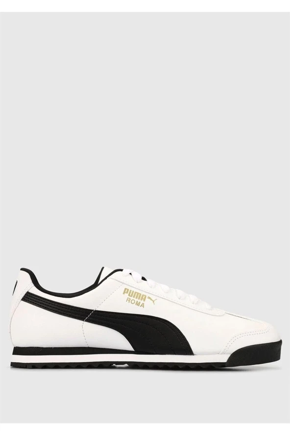Puma Basic - Erkek Beyaz-Siyah Spor Ayakkabı - 353572 04