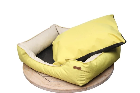 Chester Alpha (L) Yıkanabilir Yatak 75-65-18cm Sarı - Resim 2