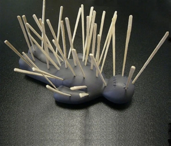 Özel Tasarım Adam Şeklinde Voodoo Kürdanlık - Resim 2