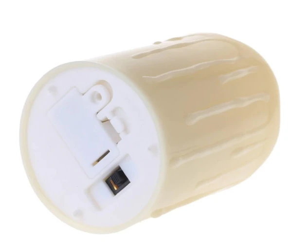 Alevli Led Mum Hareketli Alev Görünümlü Dekoratif Mum - 9Cm - 3