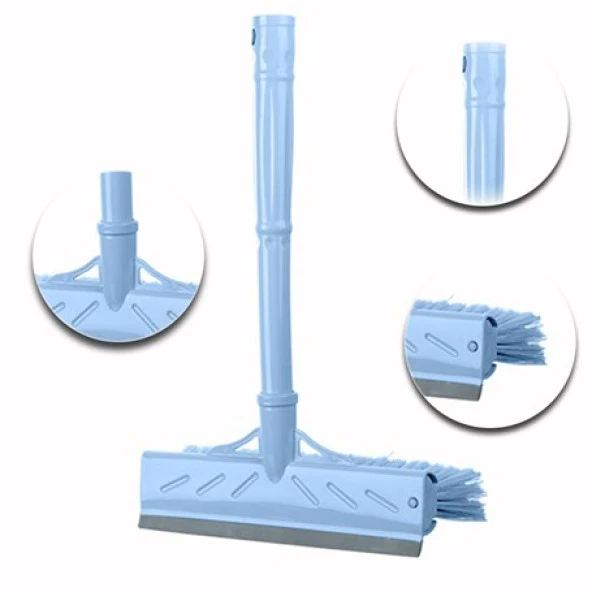 Çift Taraflı Çekçekli Fırçalı Cam Silme Aparatı ürün görseli