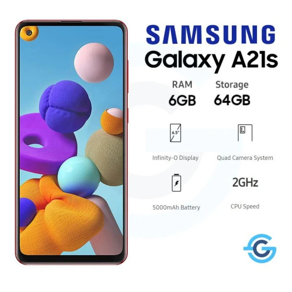 Samsung Galaxy A21S 64 GB Beyaz Cep Telefonu (Outlet-Terşhir)