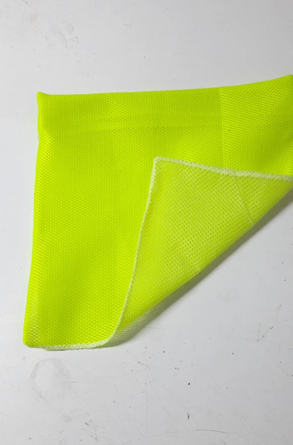 Sarı- Fermuarlı - Hassas Çamaşır Terlik  Ayakkabı Yıkama Filesi Büyük Boy - Resim 3