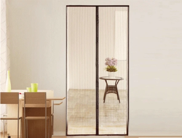 Mıknatıslı Kapı Sinekliği Tülü-Krem ( 105 x 205 ) - 4