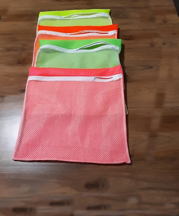 4 Adet 4 Renk Bavul İçi Düzenleyici - Fermuarlı Valiz Organizeri - Resim 5