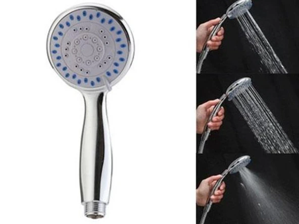 Terapi Etkili 5 Fonksiyonlu Duş Başlığı Seti - 3