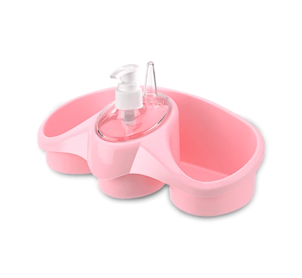 Sünger Hazneli Sıvı Sabunluk - deterjanlık - 3