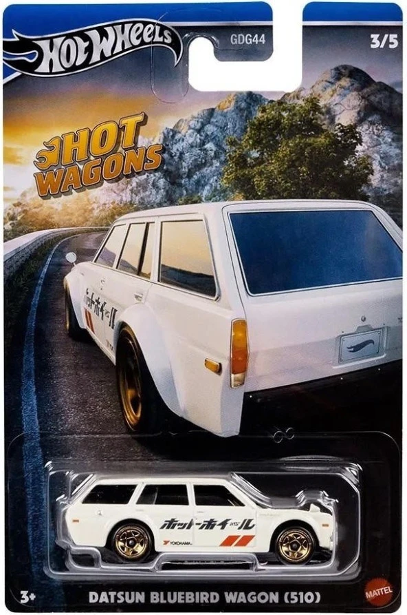 Hot Wheels Hot Wagons Datsun Bluebırd Wagon (510) HRR88