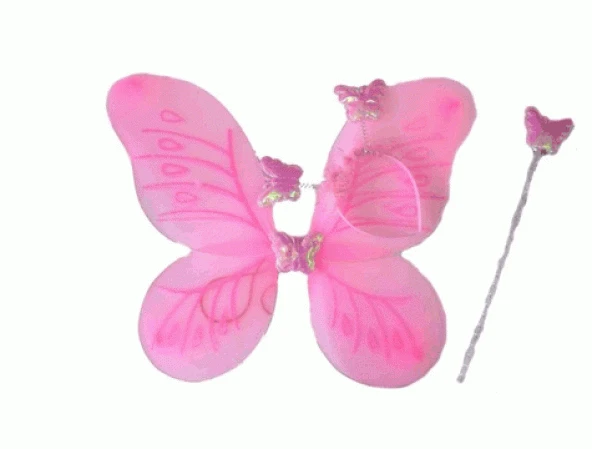 Gösteri Kelebek Kanadı (3 Parça)-Pembe - 3
