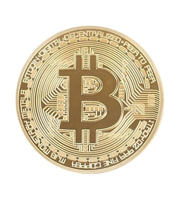 Bitcoin Madeni Hatıra Parası Hediyelik Para - 3