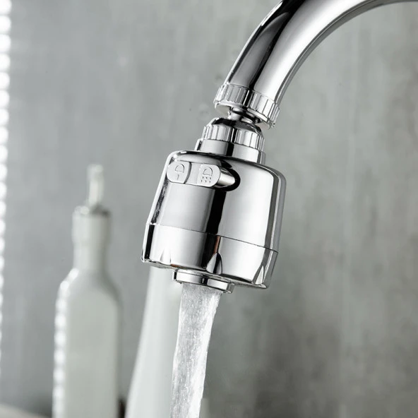 3 Fonksiyonlu  Krom Oynar  Musluk Başlığı - Resim 4