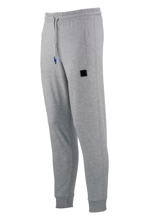 Erkek Bottom Suit Arka Cepli Gri Eşofman Altı