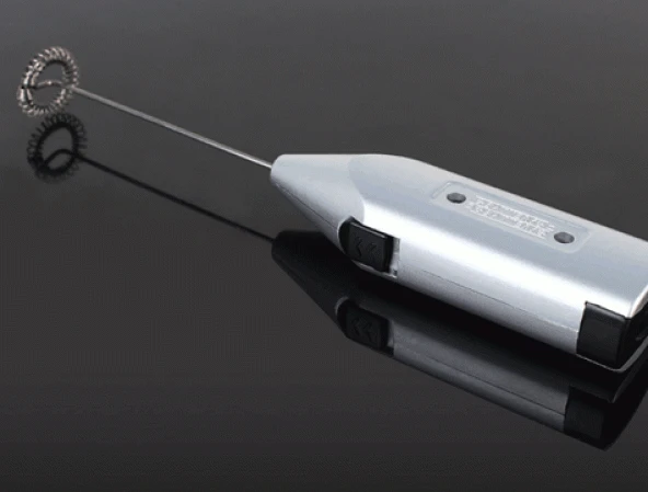 Mini Pilli Portatif Karıştırıcı Mikser - Resim 4