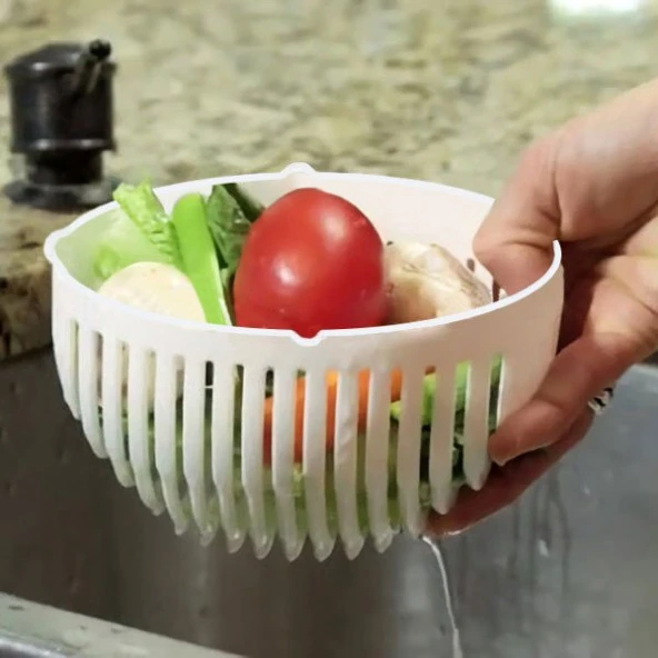 Salata Yapma Seti Pratik - Salad Cutter Bowl - 3